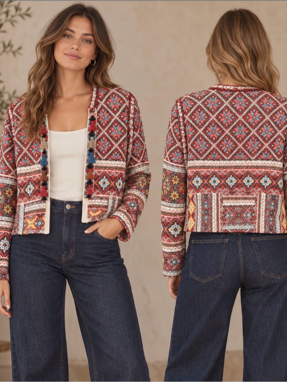Peck & Peck Patchwork Jacket (231987) 🍂 ☀️